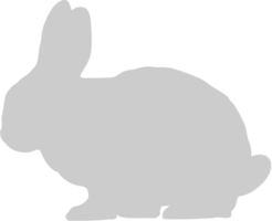 Silhouettes Rabbit vector