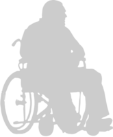 Silhouettes Disabled vector