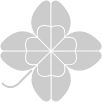 trébol geométrico vector