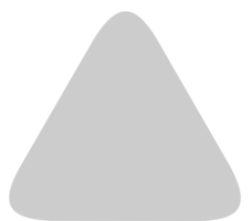 Triangle rounded vector