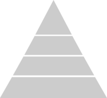 Triangle infographic vector