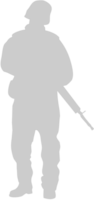 standing soldier vector