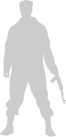 standing soldier vector