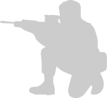 shooting soldier vector