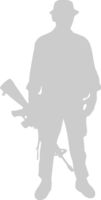 standing soldier vector