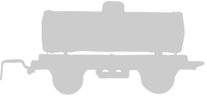 fuel trailer vector