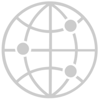 Grid Globe Network vector