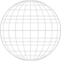 Grid Globe vector