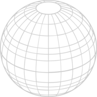 Grid Globe vector