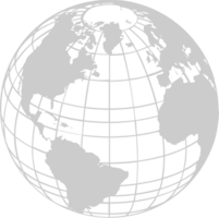 Grid Globe Map vector