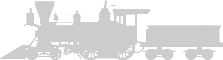 steam locomotive train vector