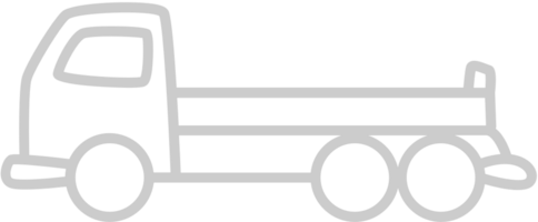 flatbed truck vector