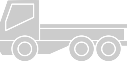 camión de plataforma vector