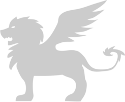 Winged lion vector