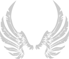 Wings angel vector