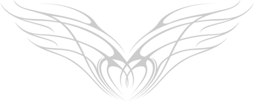 Wings tattoo vector