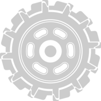 tractor wheel vector