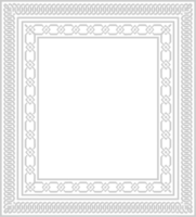 Square frame vector