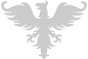 logo de águila vector