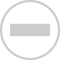 No entry sign vector