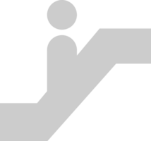 Sign escalator vector