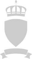 shield and crown  vector