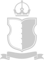 shield and crown vector