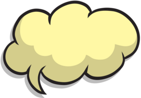 Speech bubble hand drawn vector