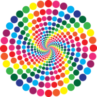 Circle color spectrum vector