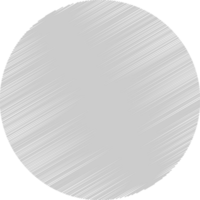 Circle scribble style vector