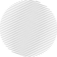 Circle scribble style vector