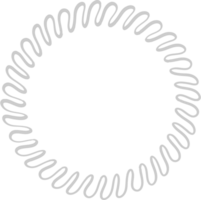 Circle abstract line vector