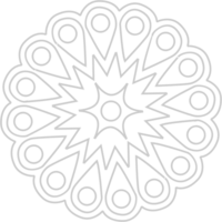 mandalas de curación en círculo vector