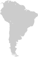 south america map vector