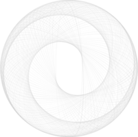 circulo estructura metálica vector