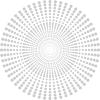 Circle dot tunnel vector