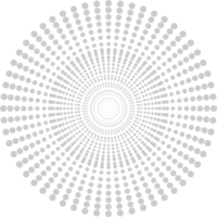 túnel de punto circular vector