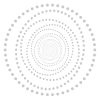 túnel de punto circular vector