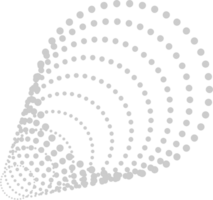 túnel de punto circular vector