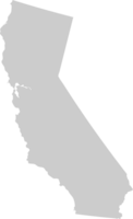 mapa de california vector