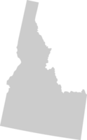 idaho map vector