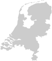 Holanda mapa vector