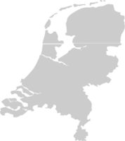 Holanda mapa vector