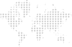 mapa estelar mundial vector