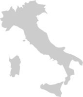 mapa de italia vector