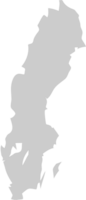 sweden map vector