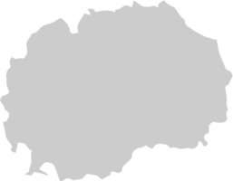 macedonia map vector