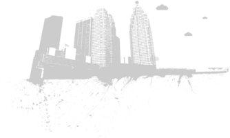 City landscape vector