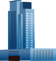 City building high rise vector