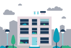 City landscape vector